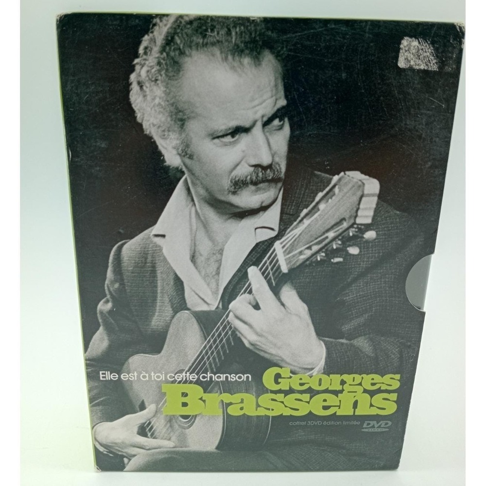 Georges Brassens Elle Est À Toi Cette Chanson Coffret 3 DVD VG French Music